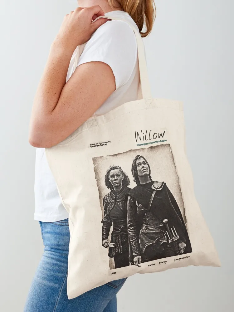 

Willow Poster - Kit and Jade Tote Bag cloth bag woman tote bag cute tote Handbags