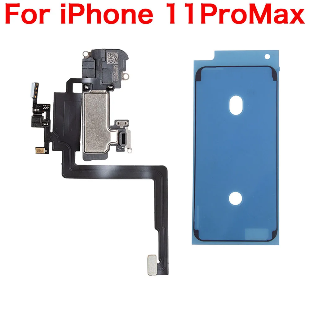 หูฟังหูฟังเสียงด้วย Light Sensor Flex Cable สำหรับ iPhone X XR XS XSMax 11 Pro Max และหน้าจอกาวกันน้ำ