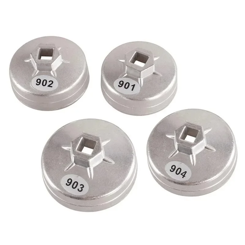 1pc 901/902/903/904 Cap Type Oil Filter Wrench Aluminum Alloy Cap Socket Wrench Drive Oil Filter Hand Removel Tools