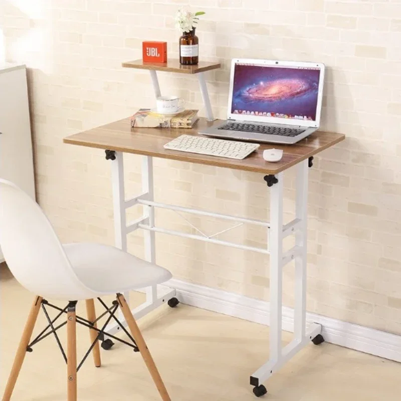 Elevated Desk Standing  Notebook Desktop Computer Desk Lifting  Station Mobile Computer Stand Learning