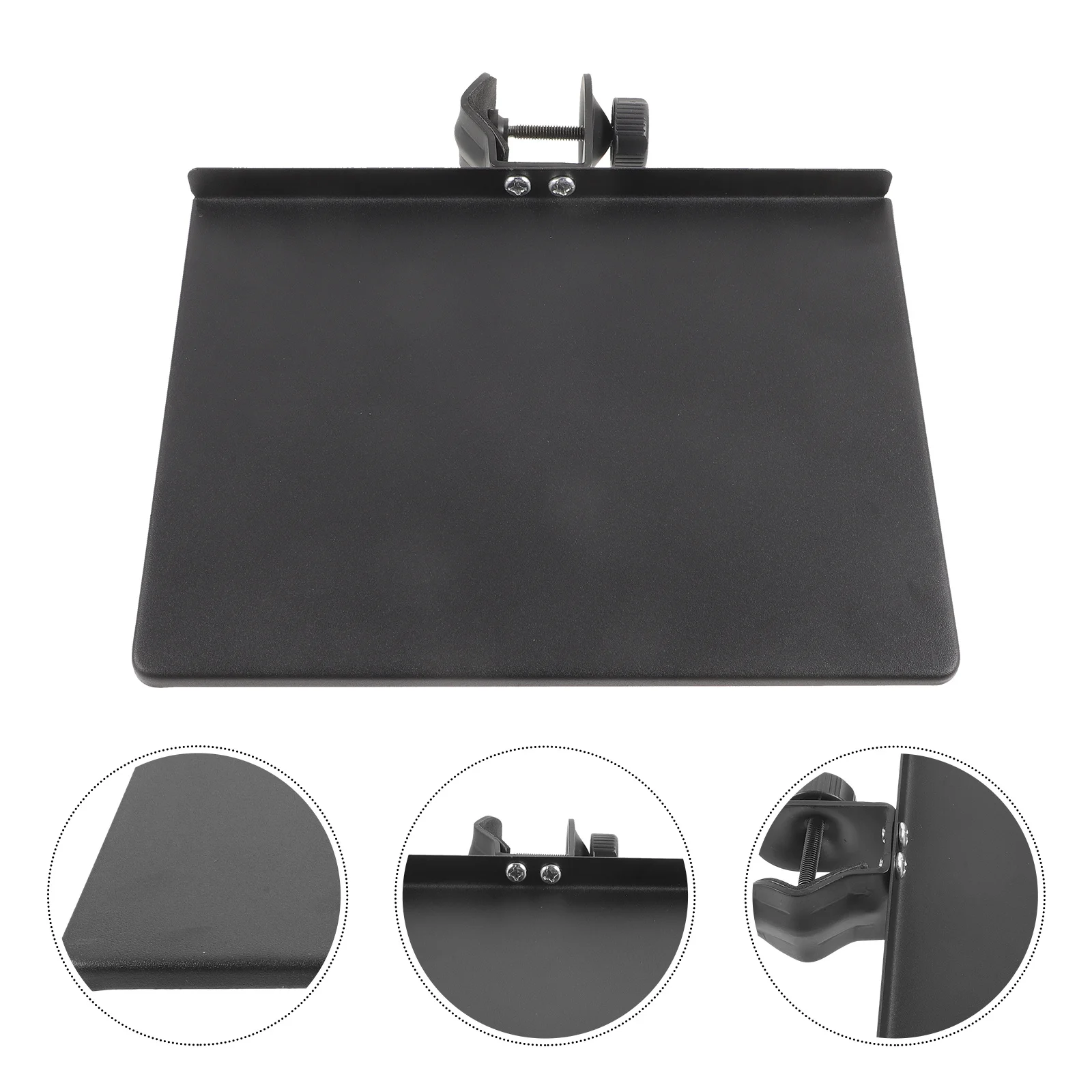 

Microphone Rack Stand Sound Card Tray Adjustable Clamp Large Broadcast Mic Stand Tray Holder Live Streaming Ktv Outdoor Sound