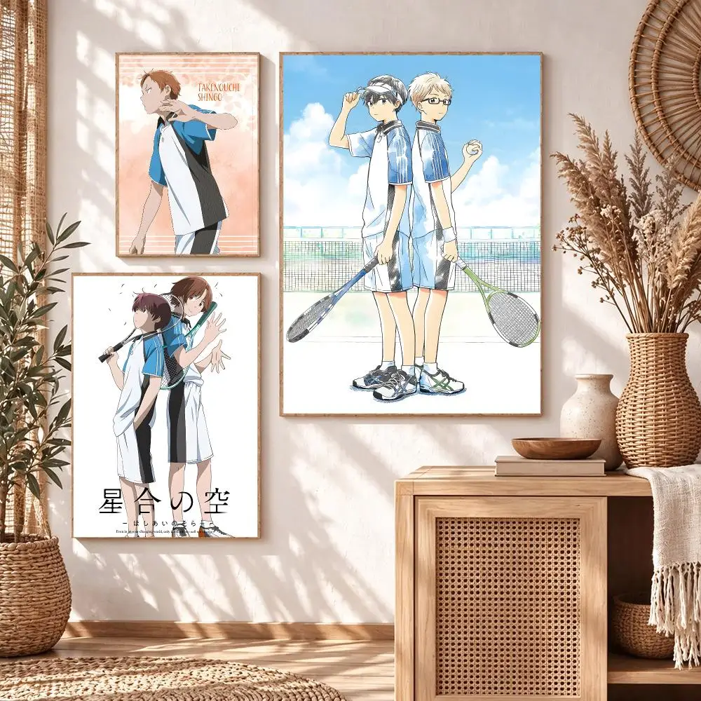 anime Stars Align Poster Poster HD Printing Cozy Warm Style Home Decor Suitable for Living Room Bedroom Gift