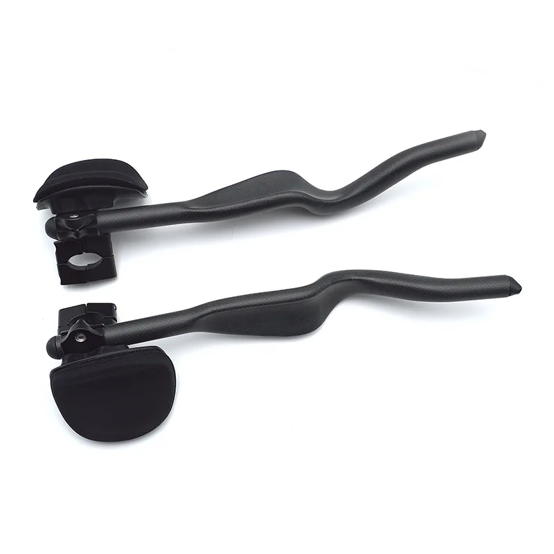 Carbon Fiber TT Triathlon Aerobar Lightweight Compatible with Bike Time Trial Handlebars