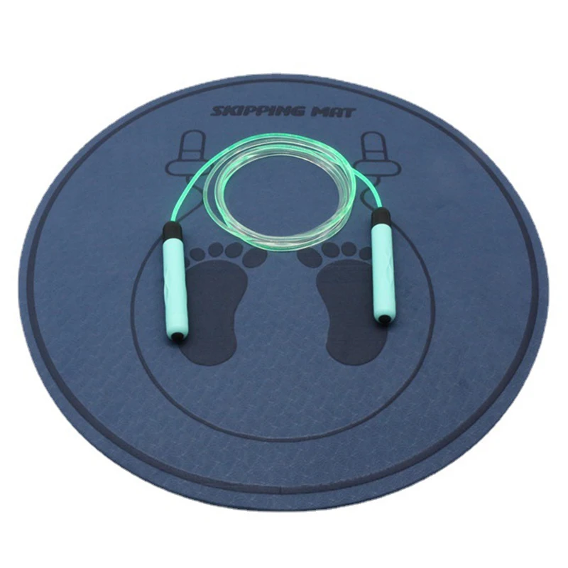 （Summer6）1 Pc Jump Rope Mat Shock Absorption And Sound Insulation Home Mute Blanket Yoga Mat