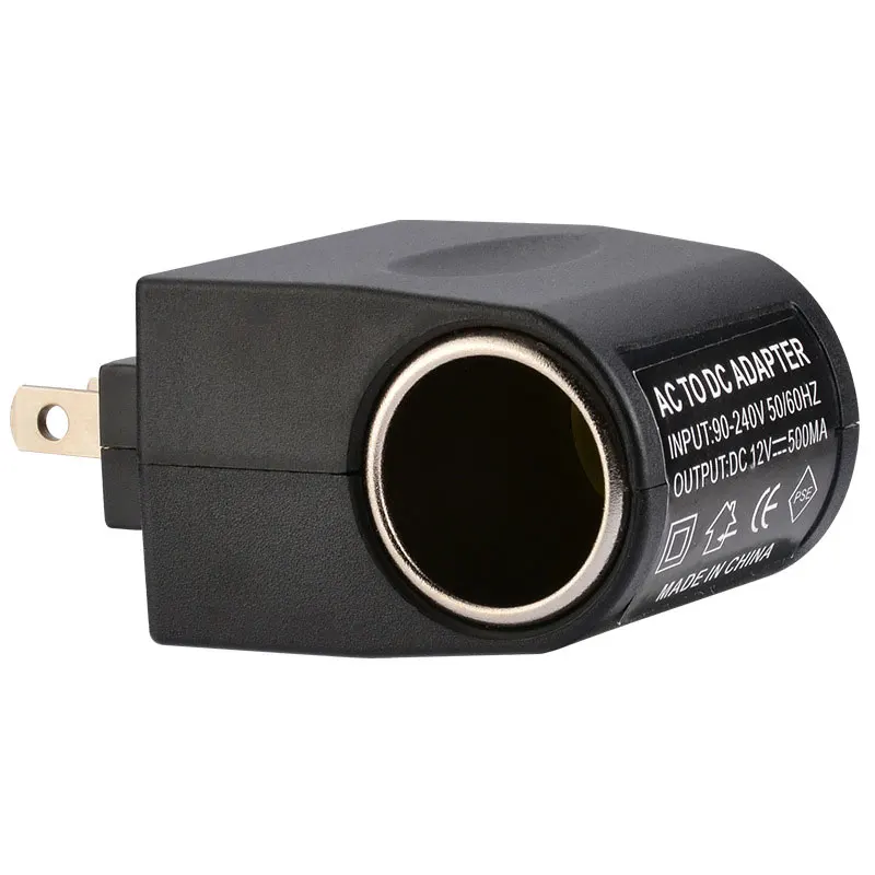 220V AC to 12V DC Car Cigarette Lighter 110V-220V AC to 12V DC EU Plug Power Socket Plug Power Adapter Converter