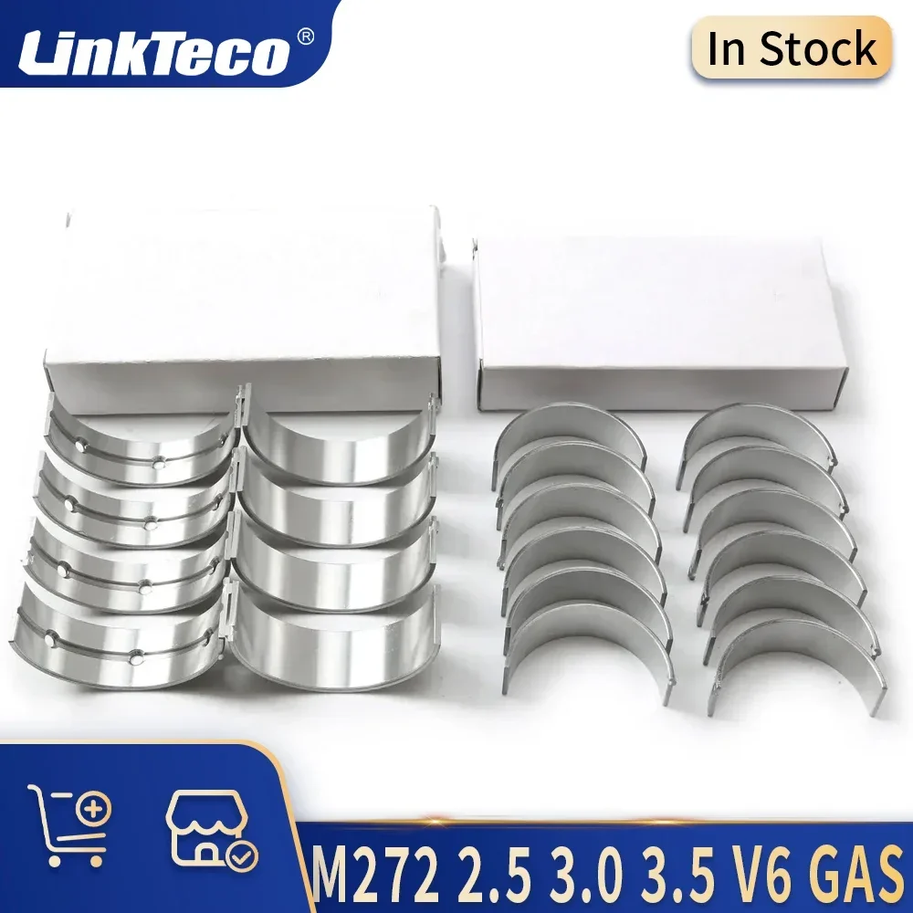 Engine Main Bearing & Con-rod Bearing BRG Set 2.5 3.0 3.5 L V6 M272 Gas for 04-16 Mercedes-Benz CLK280 SL280 E300 E350 C300 C350