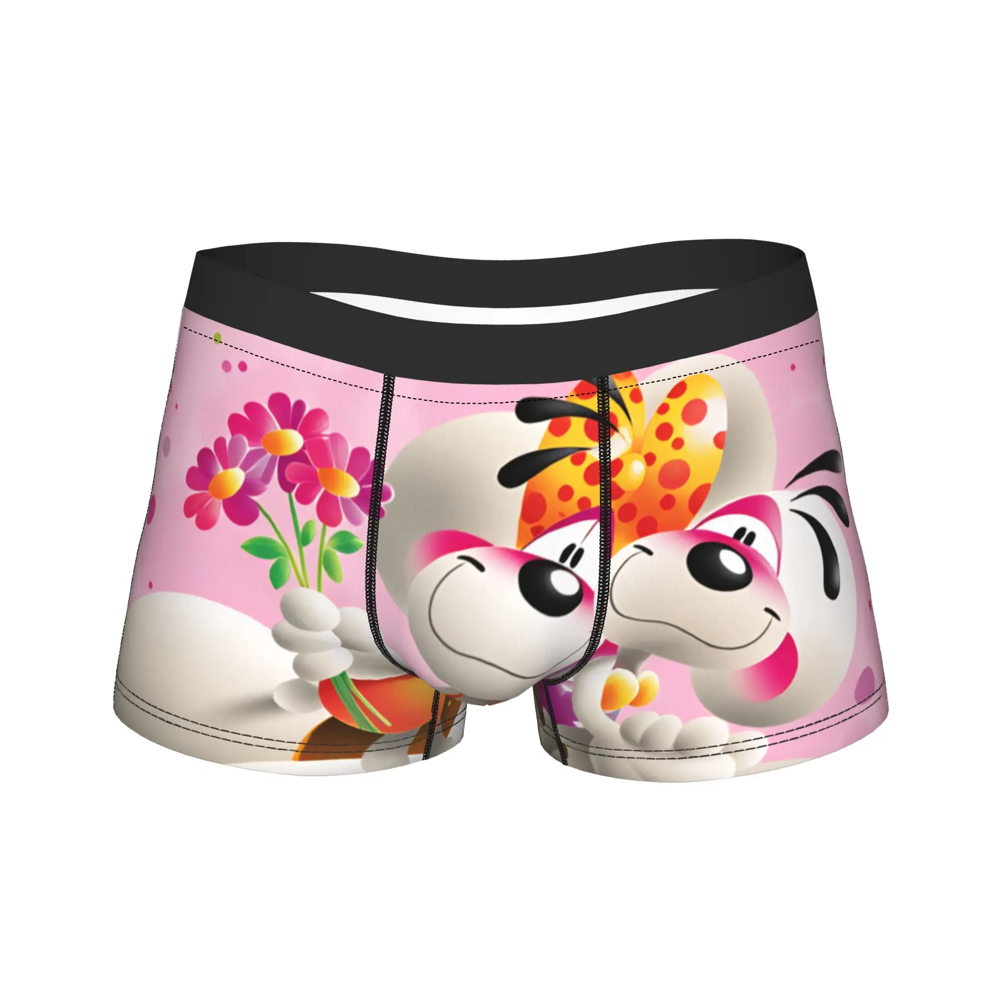 

Мультфильм Diddl Diddlina, боксеры, нижнее белье, модные трусы-боксеры с узором, забавные мужские трусы, большие размеры 2XL