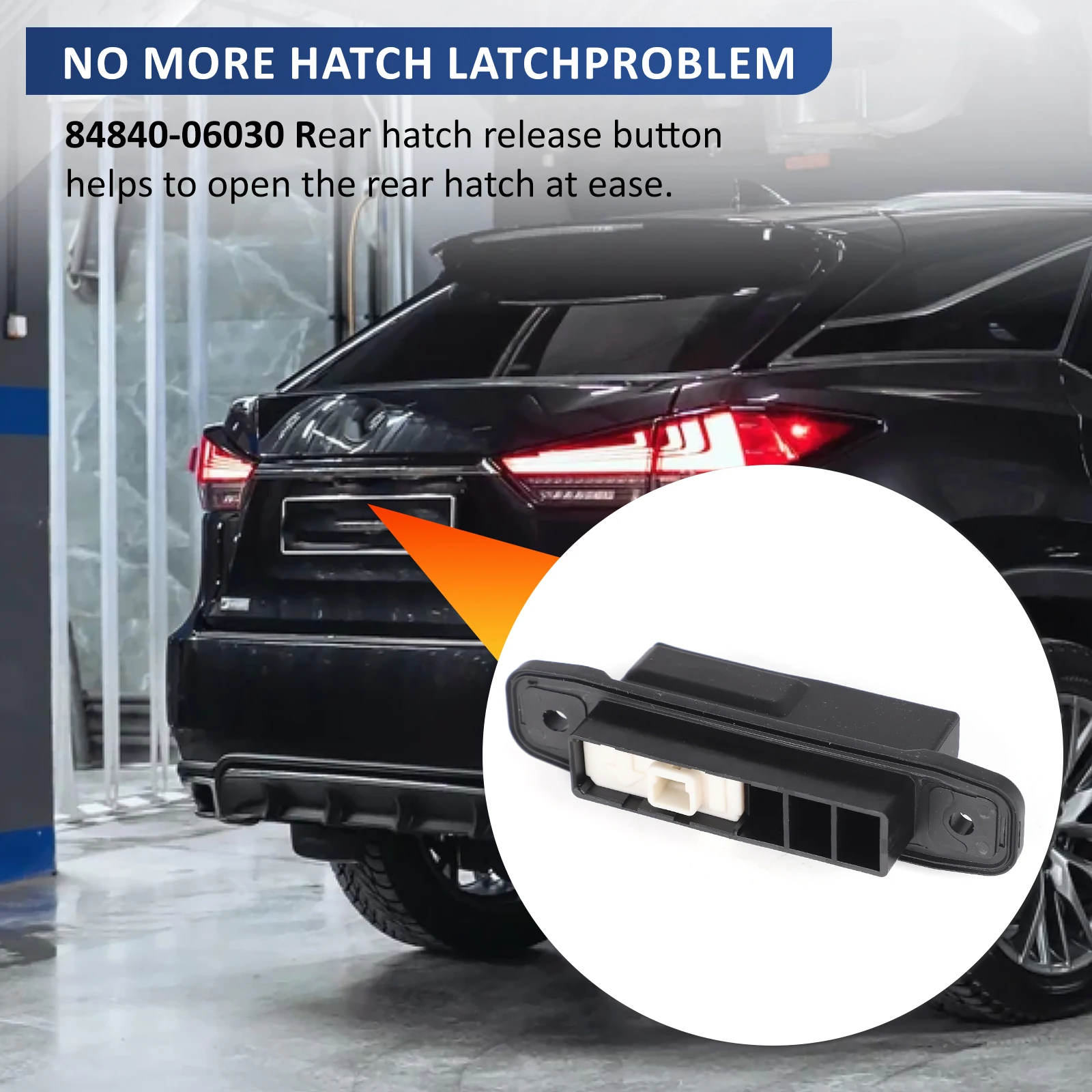 New Car Rear Trunk Lid Tailgate Switch For Toyota Lexus Highlander Camry 84840-0E030 84840-06030 Tailgate Handle Liftgate Switch