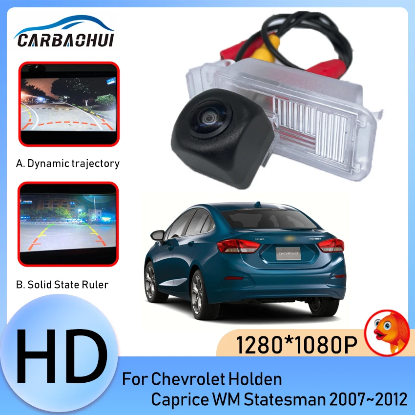 

Vehicle Full HD CCD 1080P Fisheye Lens Car Reverse Backup Rear View Camera For Chevrolet Caprice Cavalier Sail Cruze Camaro