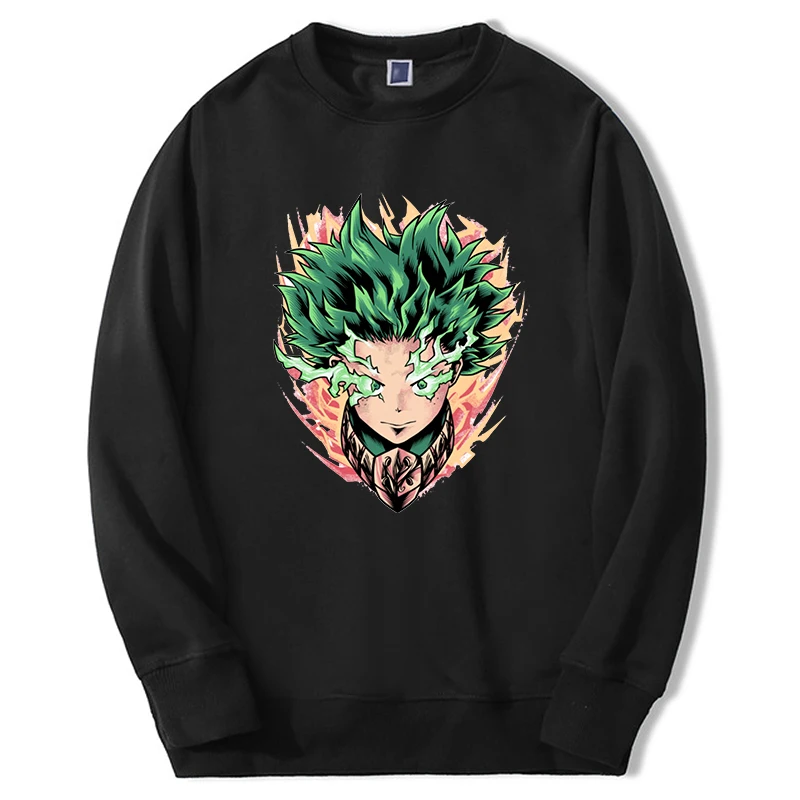 

My Hero Academia Sweatshirts Hoodie For Men Mangas Anime Bakugou Graphic Pullover Harajuku Fleece Crewneck Streetwear Hoody