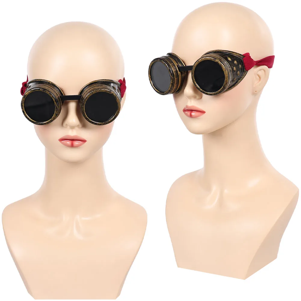 تنكر التلفزيون الجحيم نزل السير Pentious تأثيري نظارات الأسود مختبر نظارات زي اكسسوارات وتتسابق الدعائم حفلة كرنفال الهالوين #2