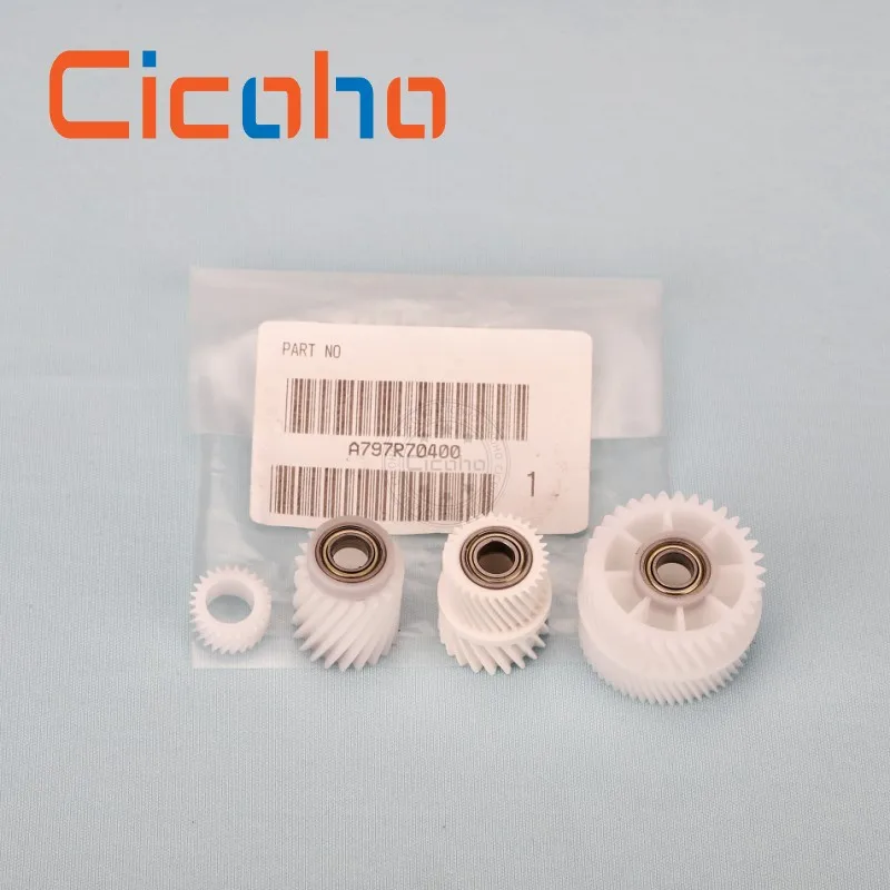 2Sets 20T 25T 21T/32T 34T/55T Main Drive Transfer Gear For Konica Minolta Bizhub C451 C452 C552 C652 C654 C754 Gear Unit