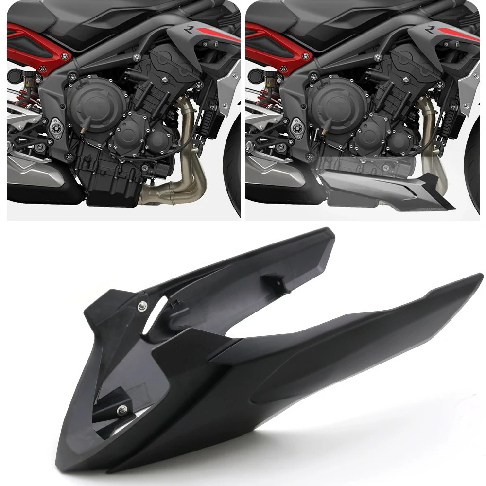 Motorcycle New Engine Lower Spoiler Fairing Chassis Protector Suitable For Triumph Street Triple 765RS 2017-2022