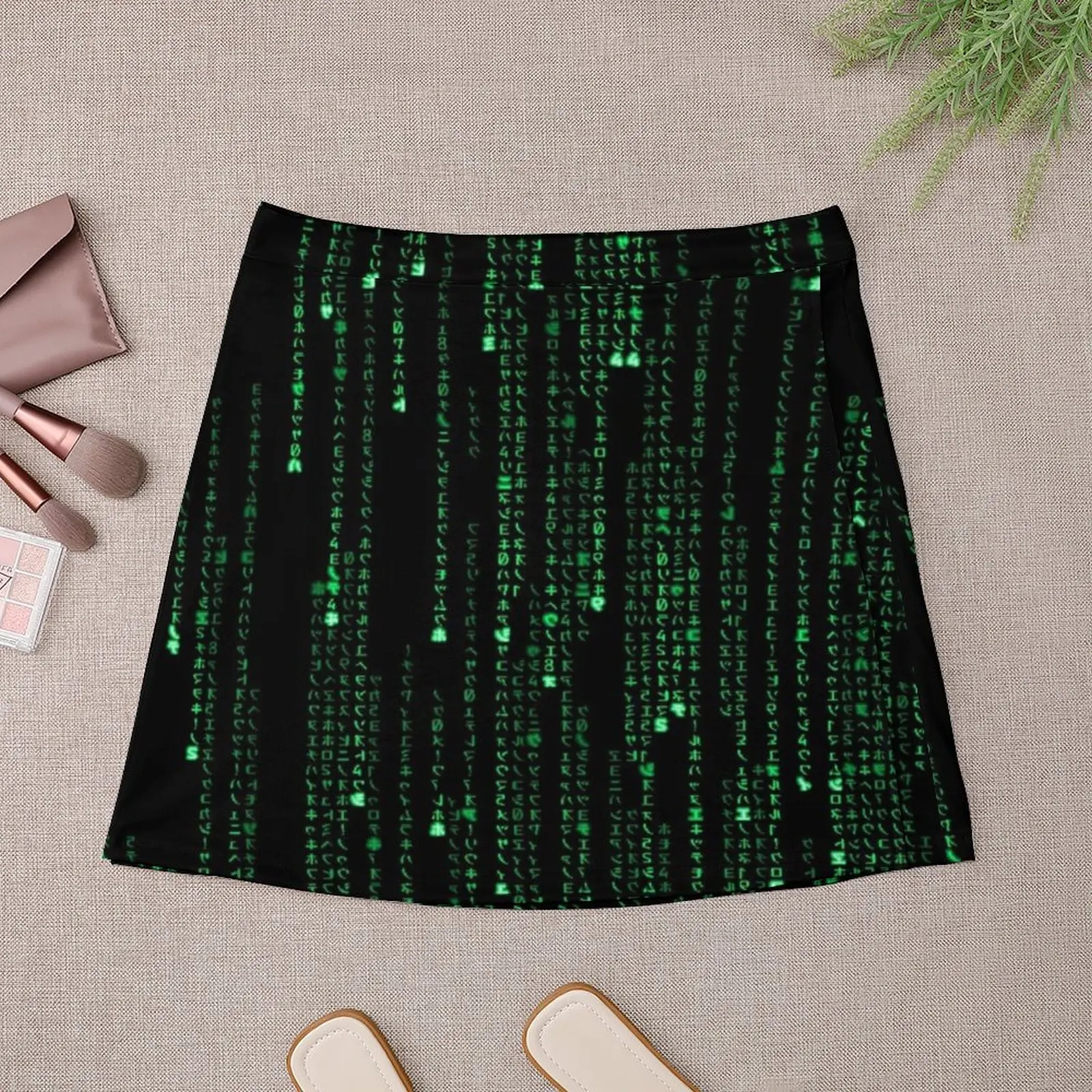 Matrix Code-minifalda kawaii para mujer, ropa de verano, 2023