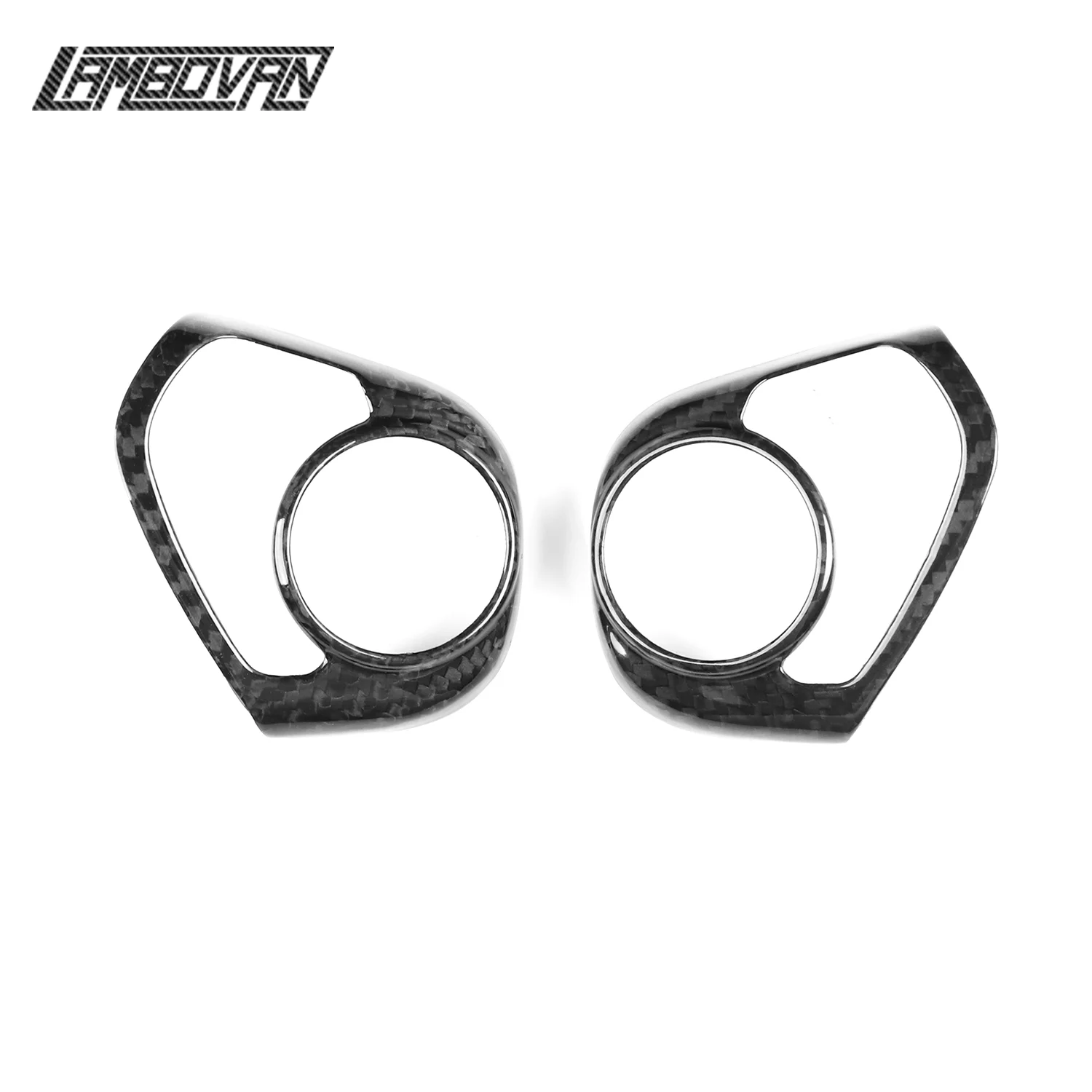 LHD RHD Real Carbon Fiber Interior Steering Wheel Switch Button Frame Trim Cover Sticker For Toyota GR86 Subaru BRZ 2022-2023