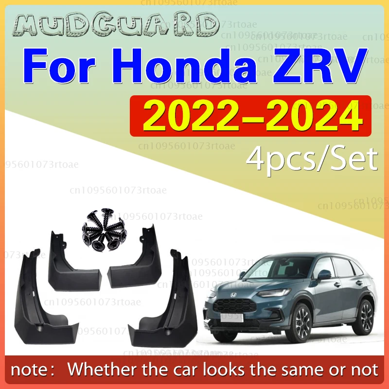 

Car MudFlaps Mudguards Anti Splash for Honda Honda ZR-V ZRV 2022-2024 2023 Front Rear Wheels Fender Car Accessories 4Pcs