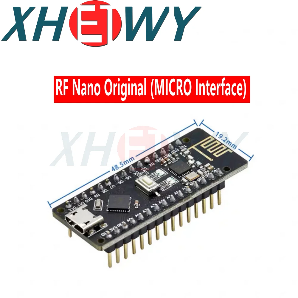 Nano v2.0 integriertes nrf24l01 drahtloses ch340 serielles Port-Modul rf nano kompatibel mit atmega328p