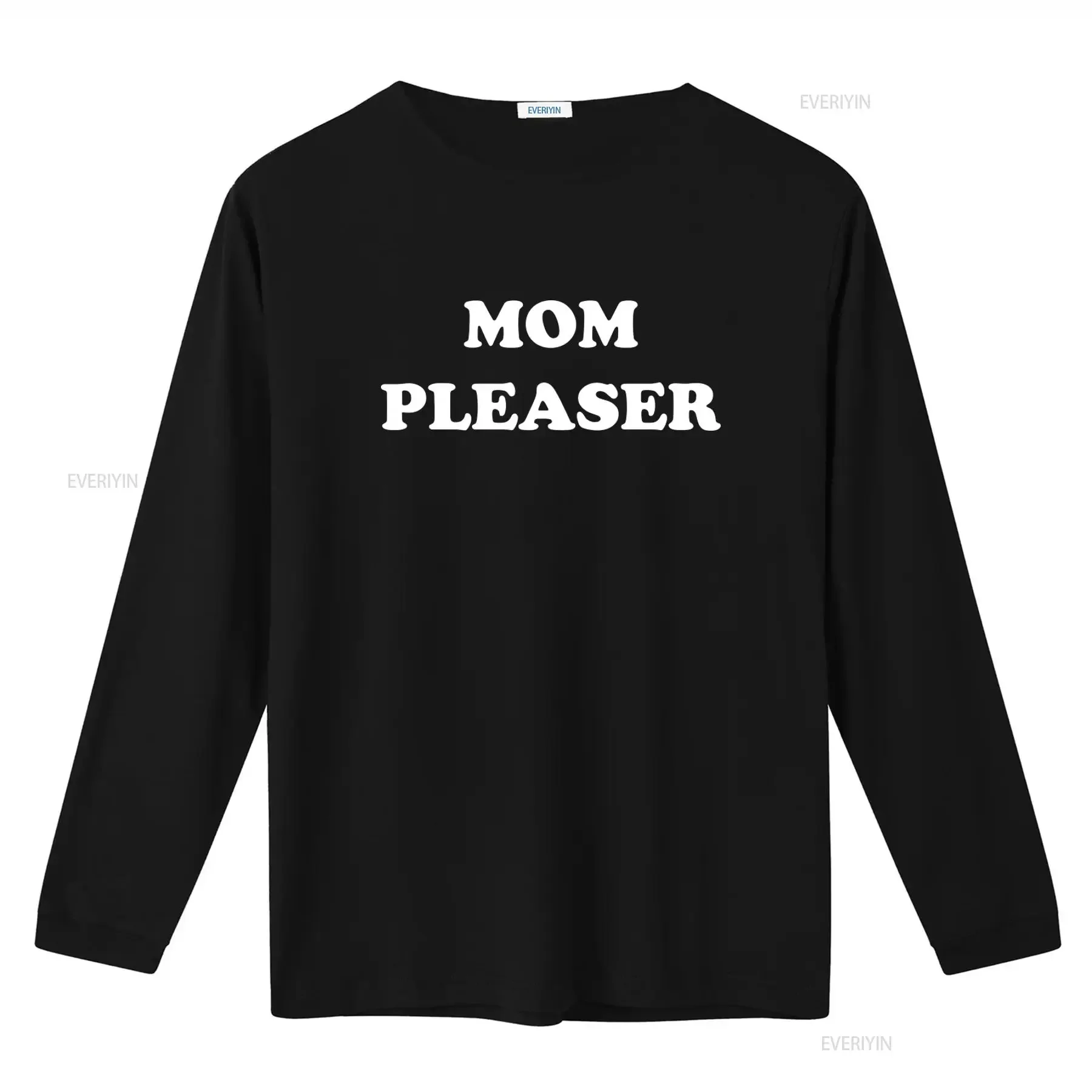 Mom Pleaser Funny Offensive Rude Humor T Shirt with Saying Perfect Gag for Him vintage Washed Casual Comfortable Breathable