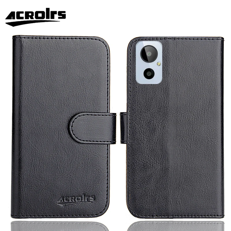 Funda para Teléfono General Mobile Era GM Plus 21 22 23 24 SE 30 Pro Phoenix 5G, Diseño Retro de Moda, Funda Exclusiva de Cuero Suave Crazy Horse
