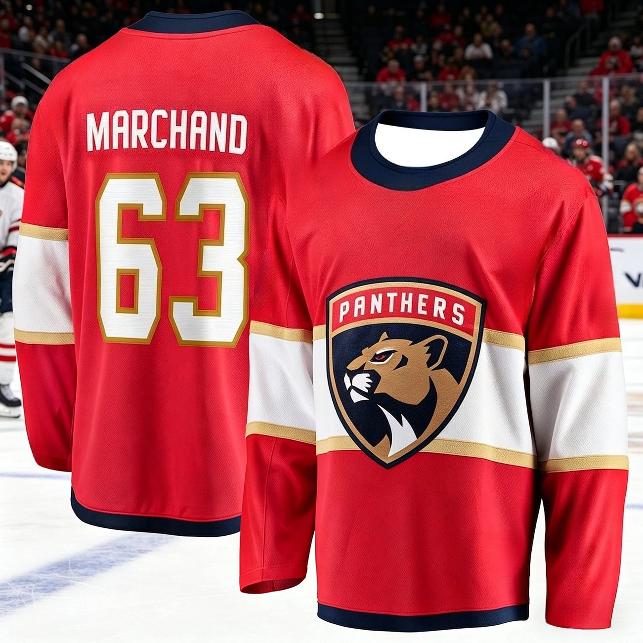 2026 Florida Men's New Ice Hockey Training Suit - 3D Printed, Athletic, Quick-Drying Long-Sleeved Top Family