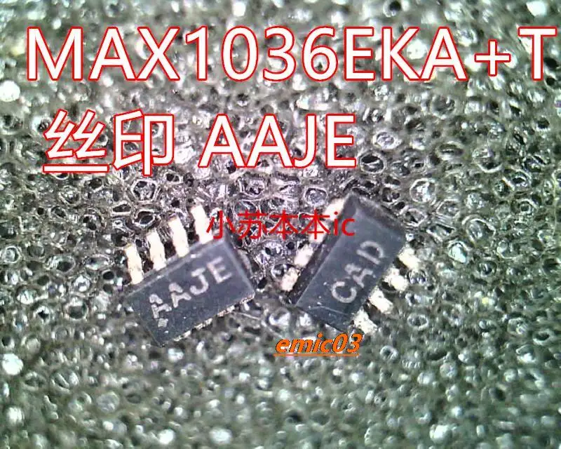 MAX1036EKA+T MAX1036EKA MAX1036 AAJE SOT23-8