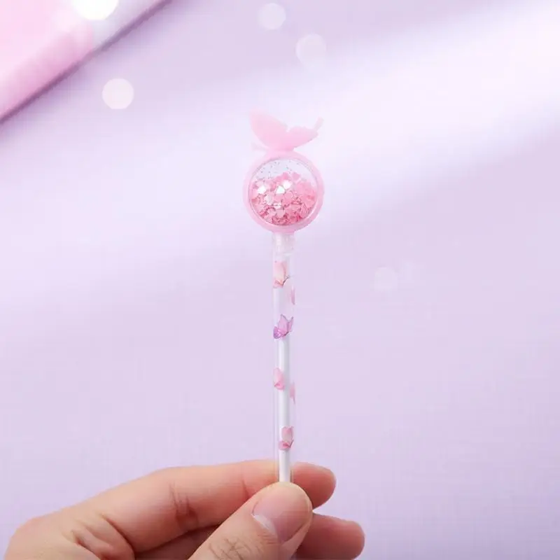 

1 Piece Butterfly Gel Pen Stylish Water-Based Creative Pen for School Office Journal Supplies