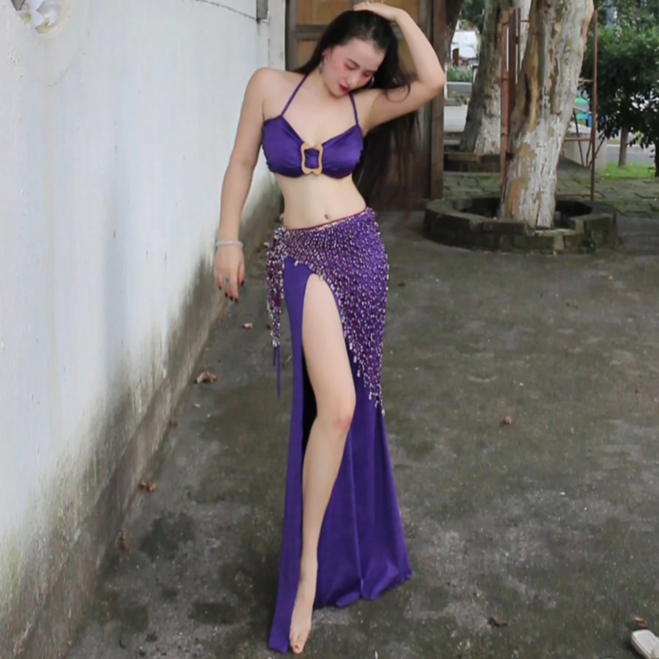 

New Belly Dancing Practice Set Advanced Sexy Performance Costume Adult Female Oriental Belly Dance Professional Training Clothes