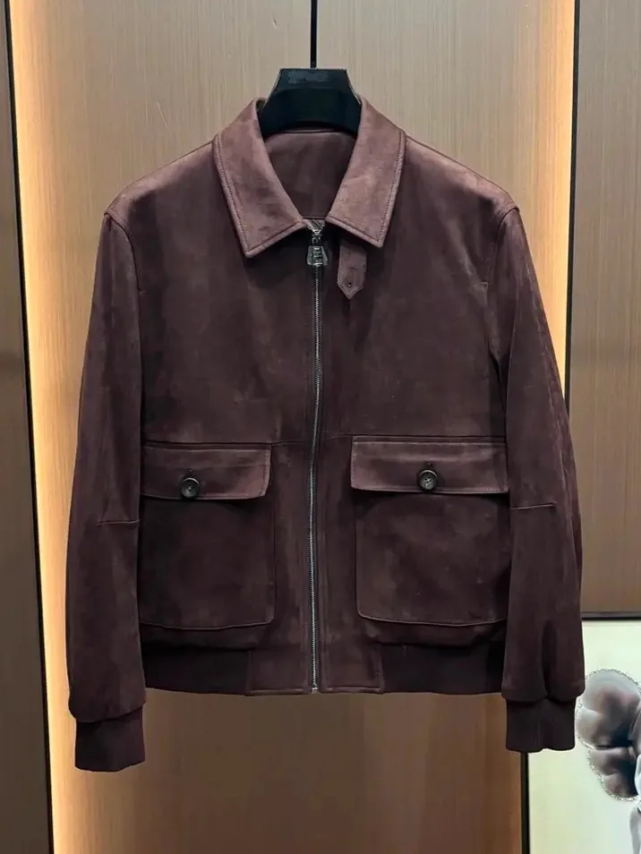 

Рождественская атмосфера, итальянский LP зимний модный универсальный повседневный деловой пуховик с лацканами