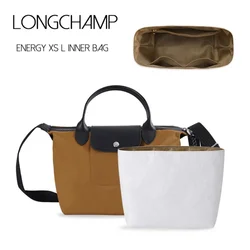 Bag Organizer For Longchamp Energy Handbag Dupont Paper Inner Bag Travel Portable Purse Insert Makeup Bag Support Shaper