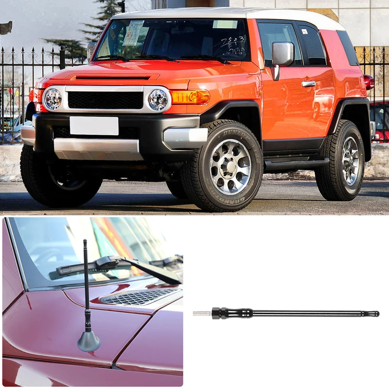 

For 2006-2021 Toyota FJ Cruiser black car radio modified antenna car exterior modification accessories