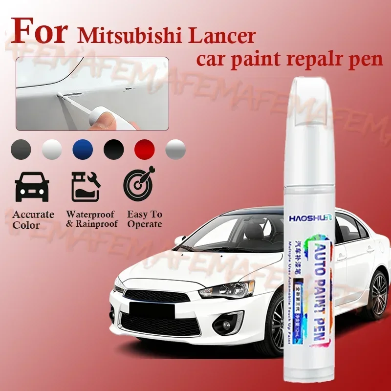 

Car Paint Repair Pen For 1973-2017 Mitsubishi Lancer Paint Scratch Repair Accessories Silver A31 Blue Black X42 White W13