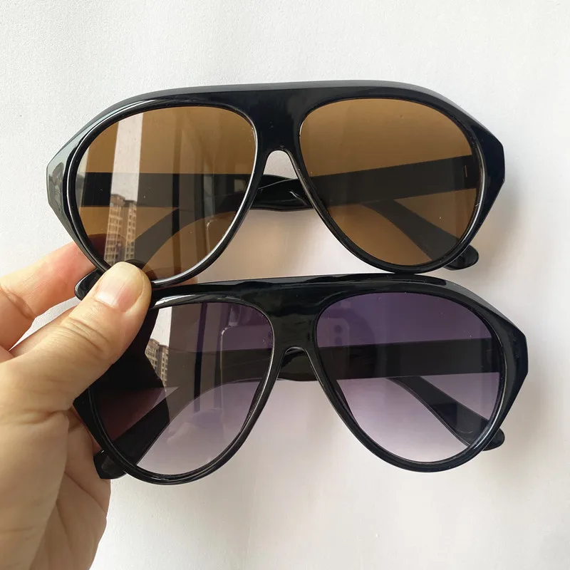 

Fashion Sunglasses Unisex Frog Mirror Oversize Frame Sun Glasses Anti-UV Spectacles Eyeglasses Simplity Ornamental