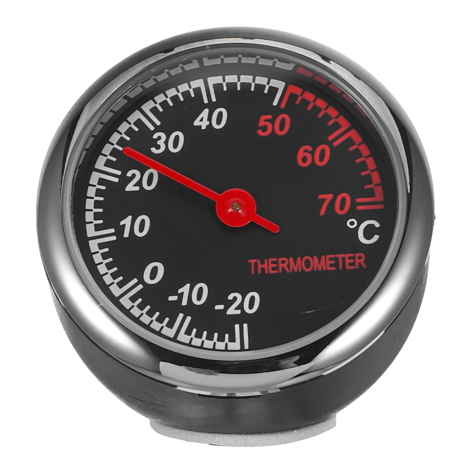 

Mechanical Car Thermometer Luminous Dashboard Decor Clock Waterproof Corrosion Resistant Backlit Night View Easy Install