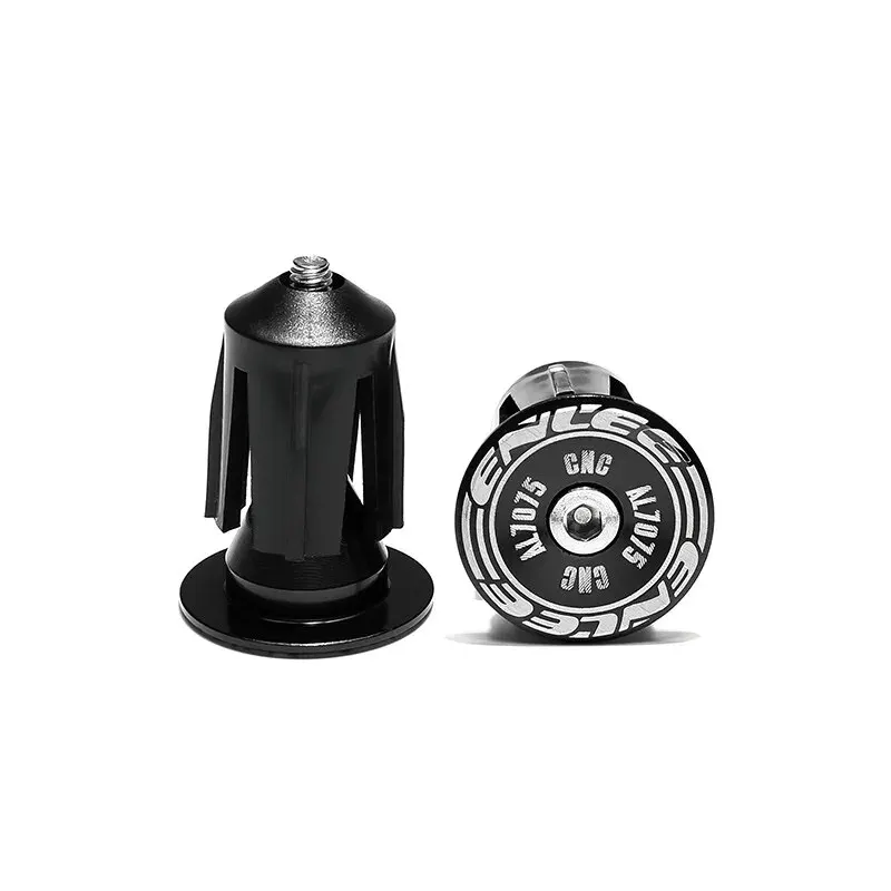 ENLEE 1 Pair Bike Grip Handle Bar End Cap Aluminium Alloy MTB Handlebar Grips Plugs Caps For Bicycle Handlebar Accessory