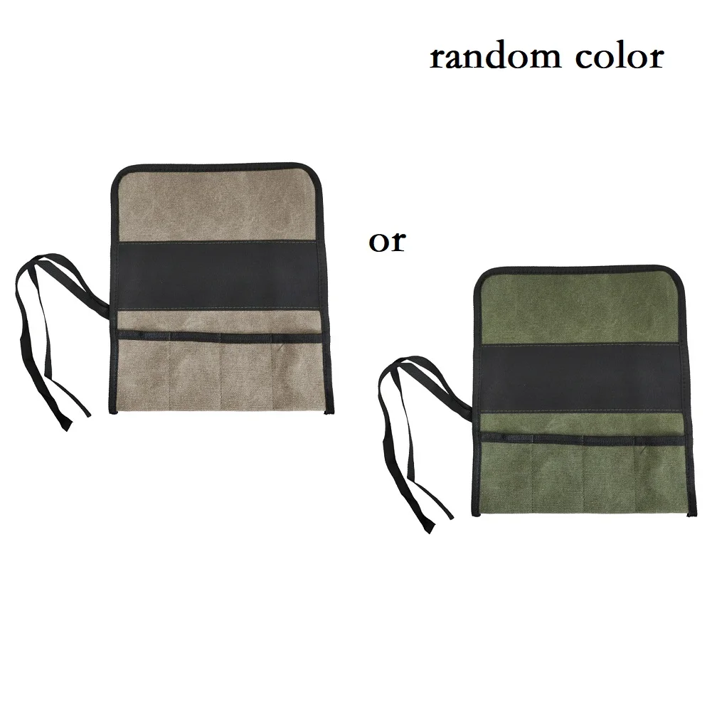 جيوب متعددة متعددة الأغراض نشمر أداة حقيبة وجع الحقيبة أداة معلقة 33x27 سنتيمتر المحمولة أكسفورد تخزين ملابس حقيبة لون عشوائي