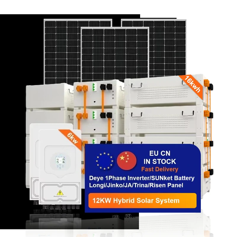 Deye LV Home Hybrid Solar Energy System 12KW Complete Power Solution With Battery Storage For Residential ‘Household Use 122