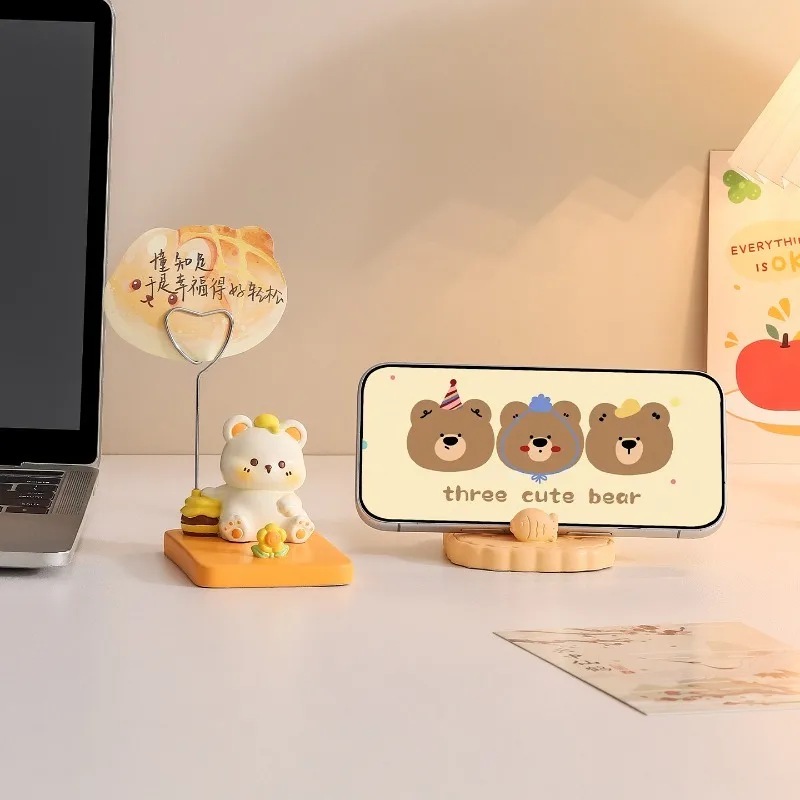 Versatile Desktop Postcard Note Holder Stand Phone Rack Ornament Photo Clip Decoration for Office Home Desk Organizer Storage