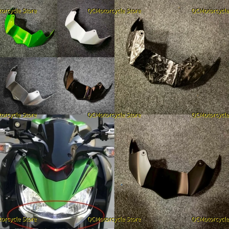 

Motorcycle Lower Front Headlight Cover Head Light Fairing Beak Cowl Fit For Kawasaki Z900 Z 900 2017 2018-2019