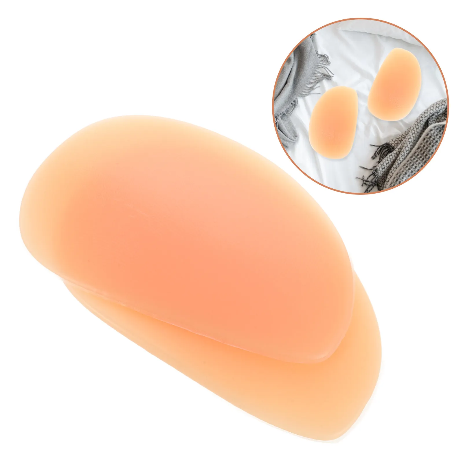 

1Pair Butt Lifters Silicone Fake Butt and Hip Shapewear for Body Shaping Panty Buttock Pads Women's Hip Enhancer Cushions