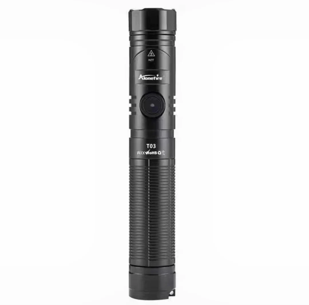 Flashlight LED torch Waterproof Flashlight Torch With Indicator USB-C Portable Spotlight Long-Range Camping Flashlight