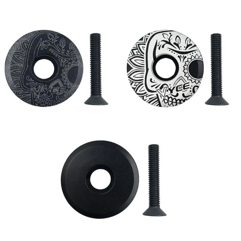 AliExpress Aluminum Alloy Top Stem Cover with Screw Bike Top Tube Cap Bike Supplies