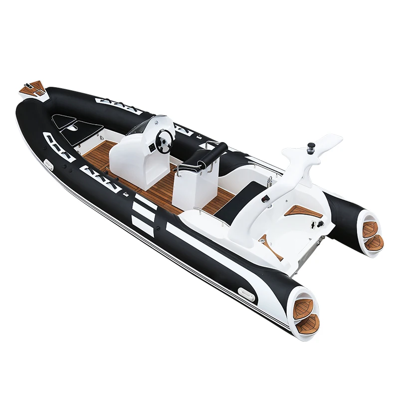 Haohai Ce Rib 580 Jet Sailing Rubber Small Bateau Center Console Pvc Racing Plastic Rib Boat For Water Sport