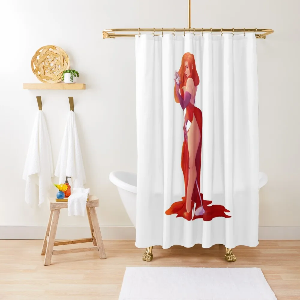 

Jessica Rabbit Shower Curtain For The Bathroom Shower For Bathroom Waterproof Bath And Anti-Mold Luxury Bathroom Curtain