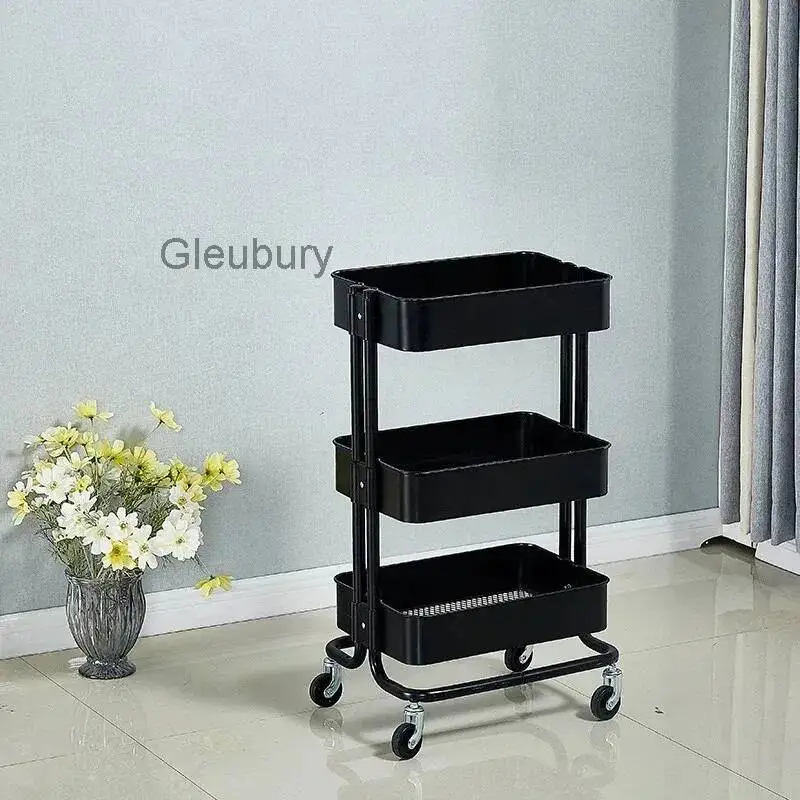 American Style Multifunctional Trolley Storable Barber Shop Designer Trolley Modern Beauty Salon Furniture Skjuta En Vagn HBSC