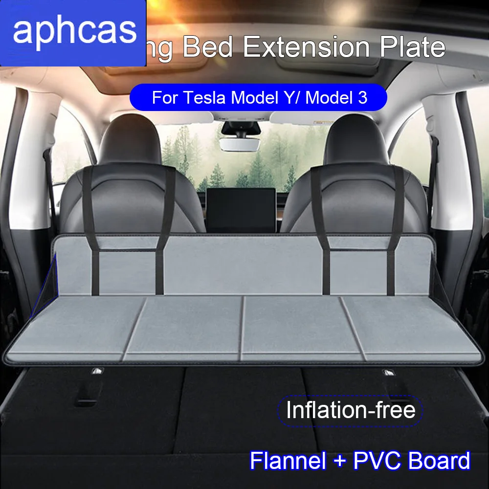 

Camping Mattress Head Guard For Tesla Model Y Juniper 2025 3 Highland 2024 -2026 Felt Travel Sleeping Bed Trunk Extension Plate