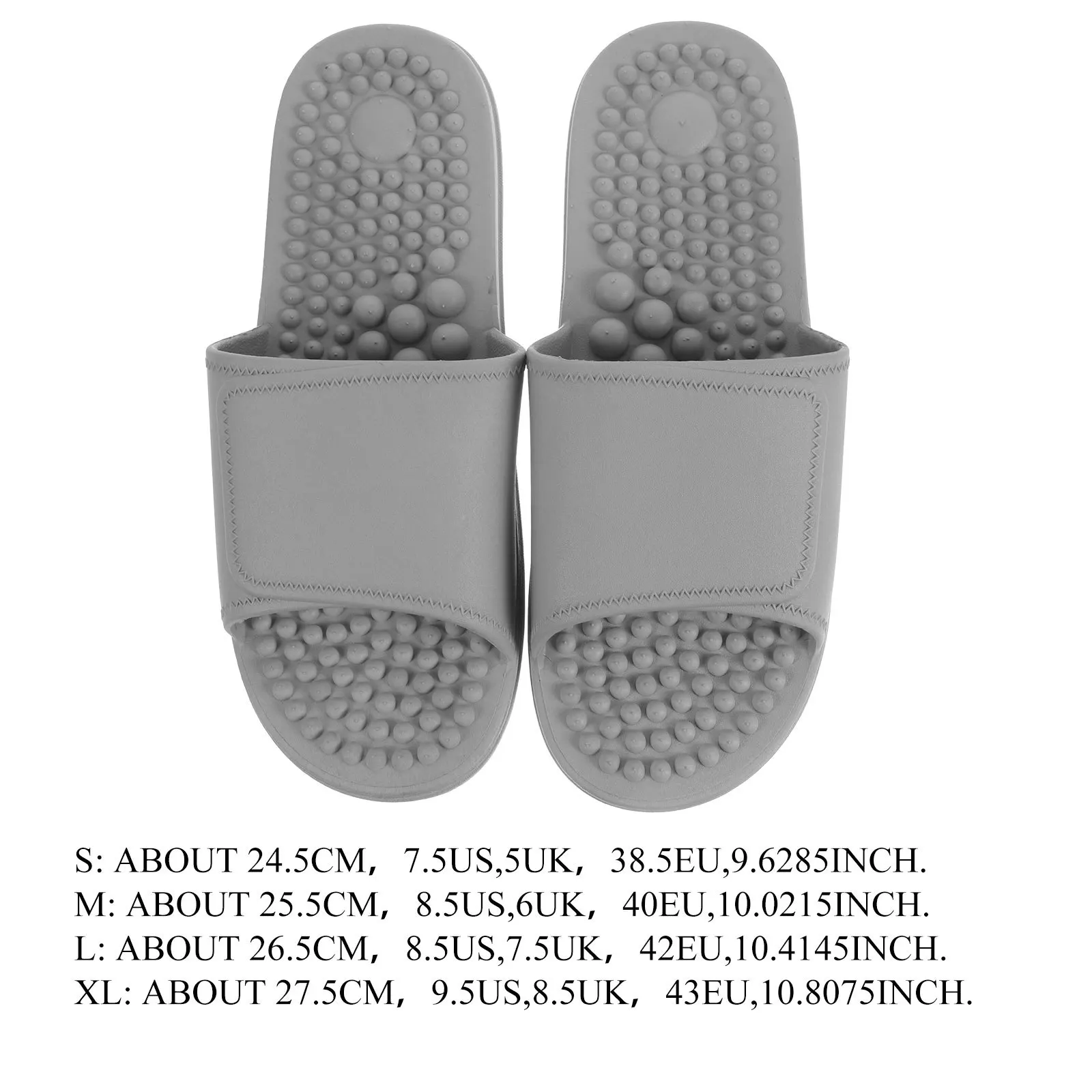 

1 пара массажных тапочек для терапии ног, удобные домашние нескользящие сандалии для ухода за ногами на толстой подошве для рефлексологии, способствующие крови