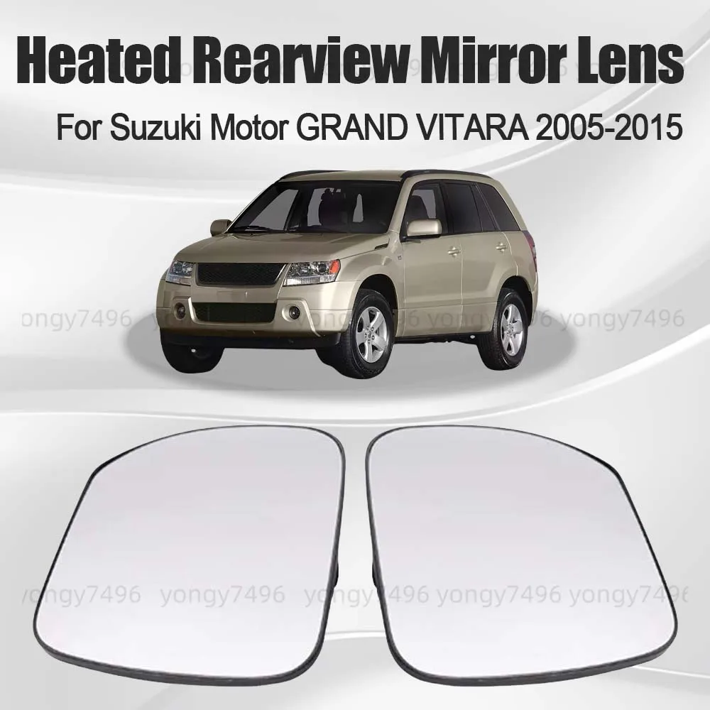 

Exterior Car Wide Angle Heated Rearview Mirror Lens For Suzuki GRAND VITARA 2005 - 2015 Heat The Lenses Cars Accessories