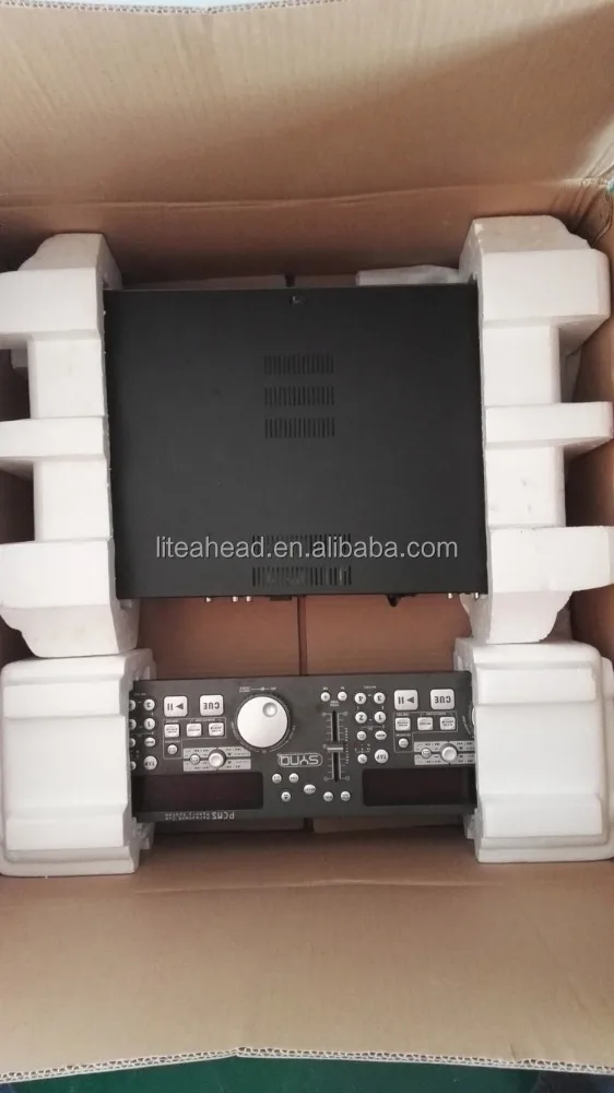 Clube e Palco Double Deck CD MP3 Player, CDX-2 SYNQ