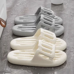 Men's Women's Soft Sole Pillow Slippers Lightweight Open Toe Non Slip EVA Sandals Indoor Outdoor Quick Drying Bathroom Shoes