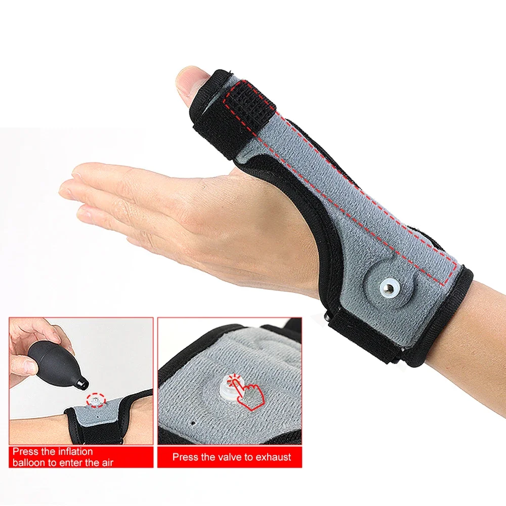 1 Pcs Wrist Brace with Pump for De Quervain's Tenosynovitis, Carpal Tunnel, Tendonitis, Arthritis-Thumb Brace for Pain Relief